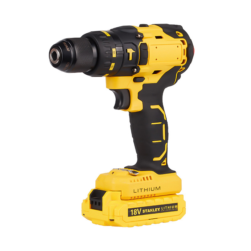 Dingwei itim na mabilis na singilin ang lithium baterya na walang kurdon ng kamay na drill