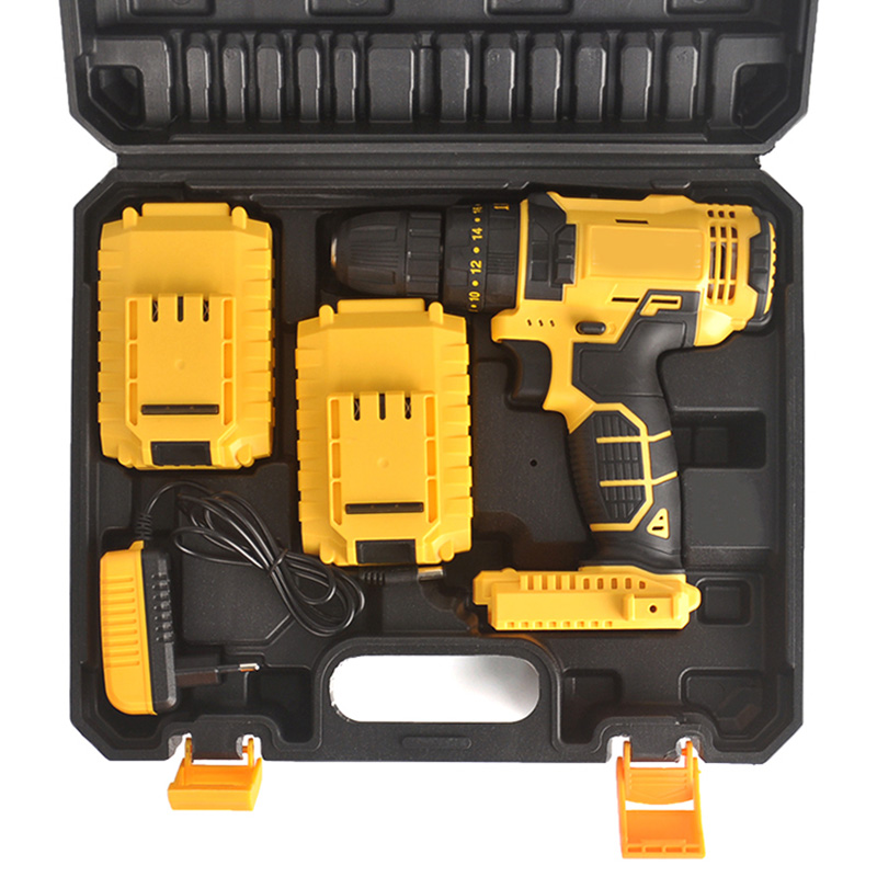 Dingwei 13mm 18V mataas na kalidad na lithium-ion rechargeable baterya cordless hand drill