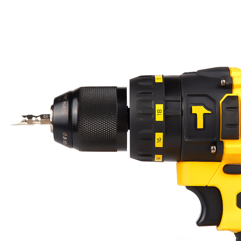 Dingwei itim na mabilis na singilin ang lithium baterya na walang kurdon ng kamay na drill