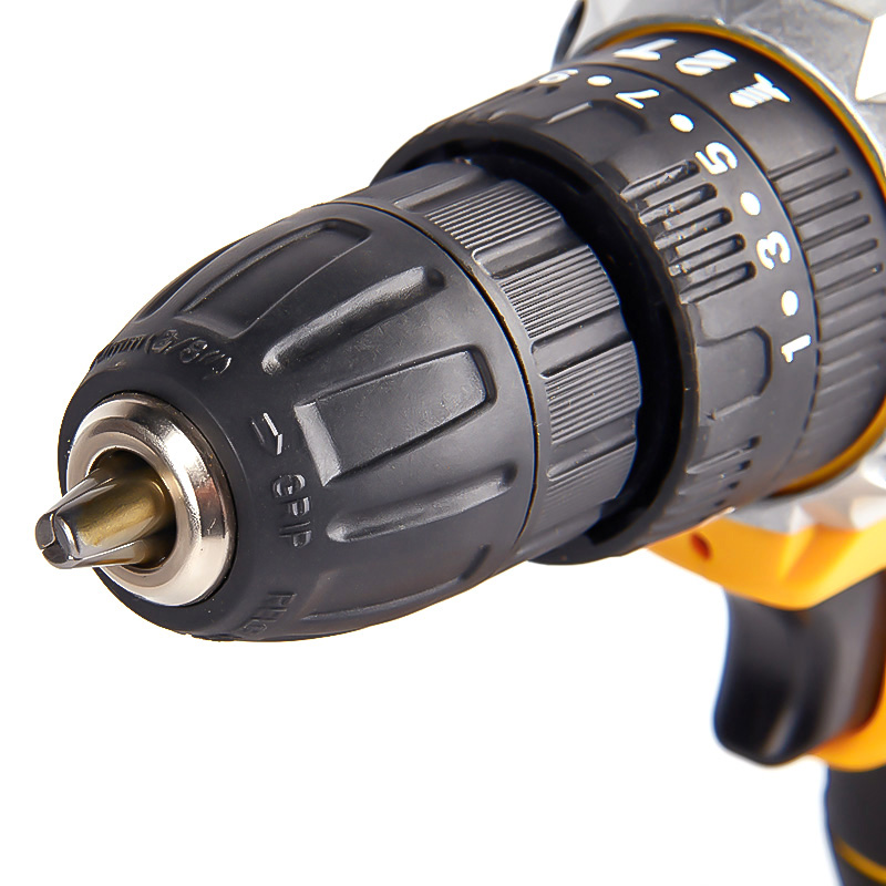 Dingwei Mababang ingay Stanley dilaw na lithium cordless hand drill