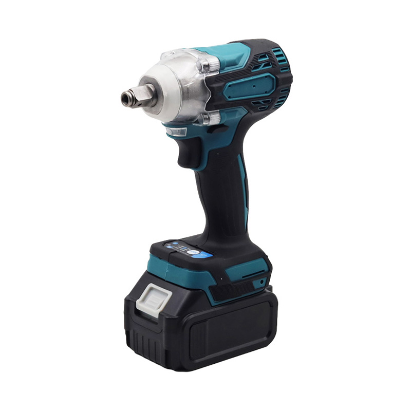 Dingwei 18V 350n Brushless Lithium Battery Wheel Spanner Set Electric Cordless Torque Impact Wrench